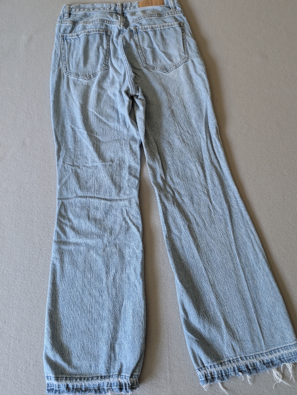PacSun High Rise Bootcut Light Wash Distressed Jeans Soft Cotton Boho Sz 28/6R image 8
